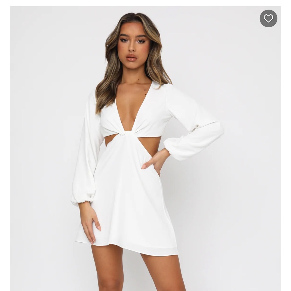 WHITE FOX What you make me feel white dress